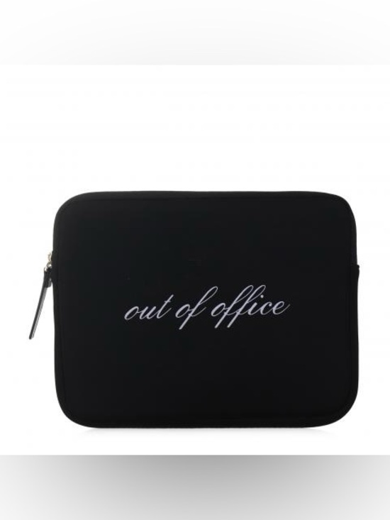 kate spade Other - KATE SPADE NEW YORK Out Of Office Black Neoprene iPad Sleeve Tablet Small Clutch